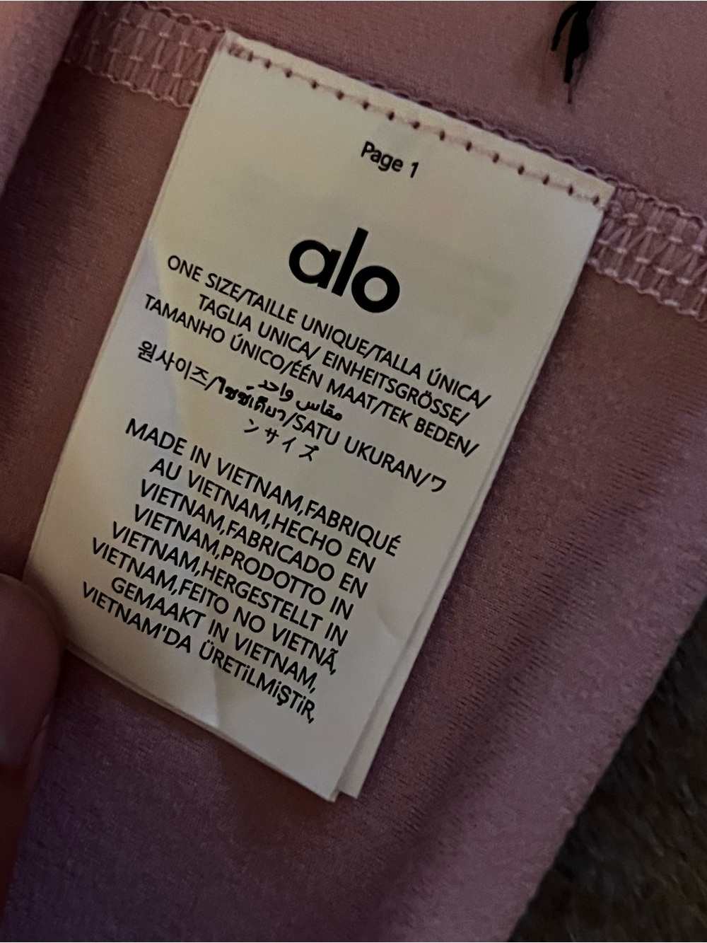 ALO Yoga Performance Conquer Headband - Pink - NWT - Picture 6 of 7